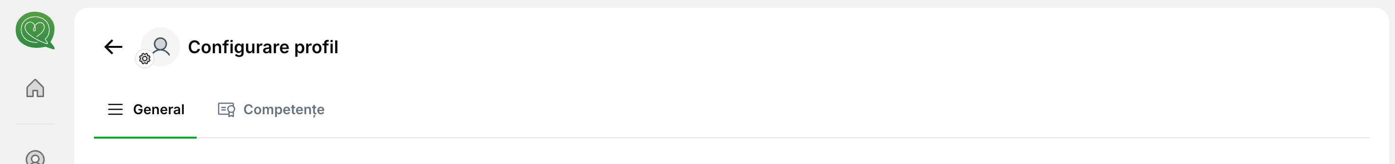 Taburi pagina profil