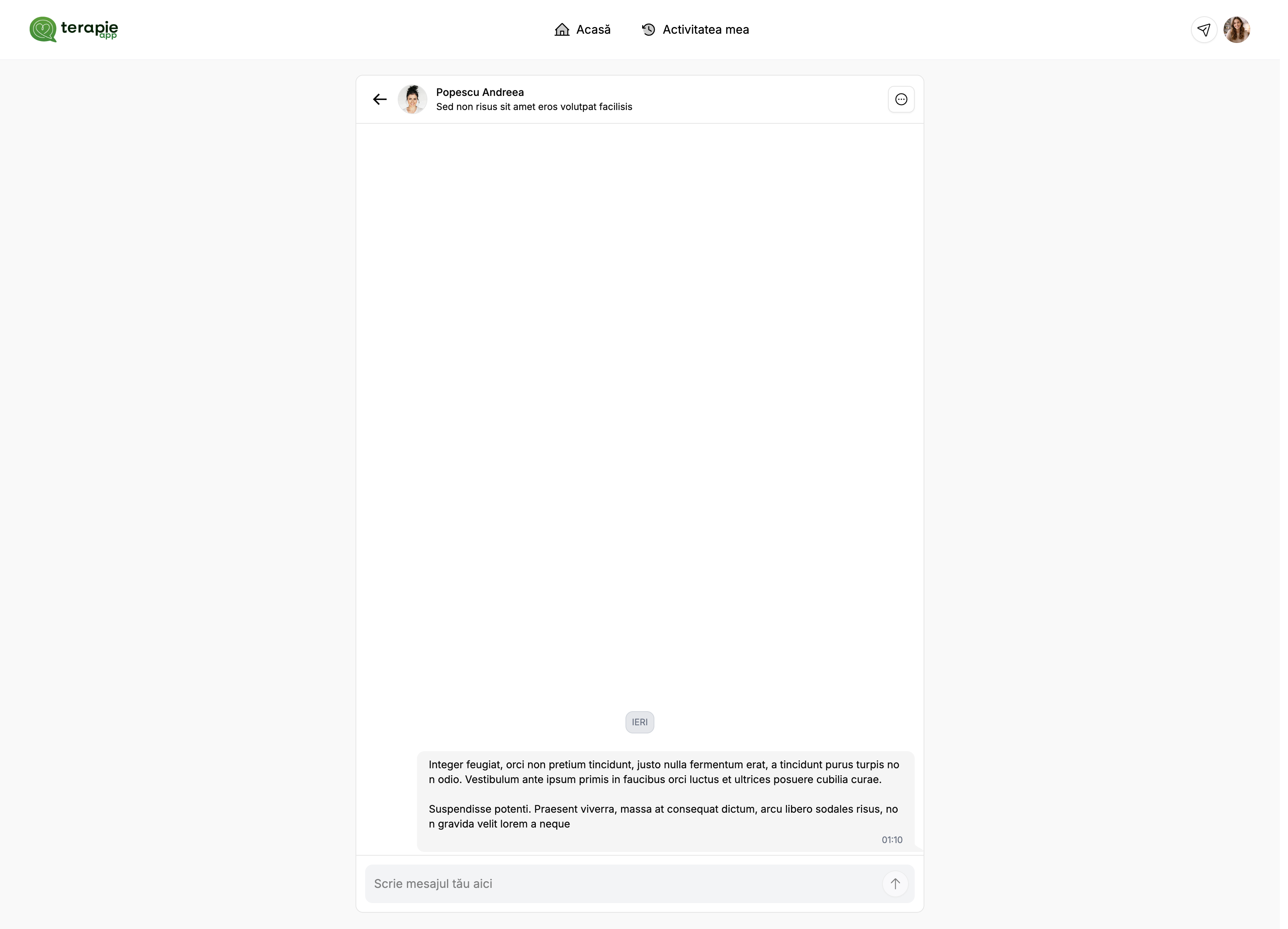 Conversație activă